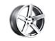 TSW Ascent Matte Titanium Silver Wheel; 17x8; 40mm Offset (84-01 Jeep Cherokee XJ)