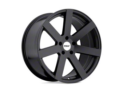 TSW Bardo Matte Black Wheel; 17x8; 40mm Offset (84-01 Jeep Cherokee XJ)