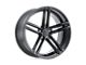 TSW Chapelle Matte Black Wheel; 20x10; 25mm Offset (84-01 Jeep Cherokee XJ)