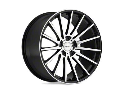 TSW Chicane Gloss Black with Mirror Face Wheel; 19x9.5; 20mm Offset (84-01 Jeep Cherokee XJ)