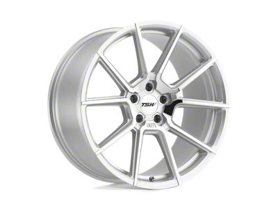 TSW Chrono Silver with Mirror Cut Face Wheel; 18x8.5; 40mm Offset (84-01 Jeep Cherokee XJ)