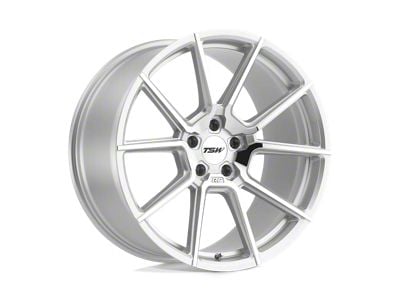 TSW Chrono Silver with Mirror Cut Face Wheel; 19x10; 25mm Offset (84-01 Jeep Cherokee XJ)