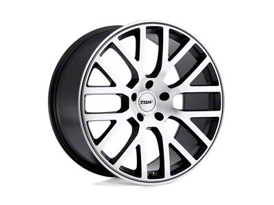 TSW Donington Gunmetal Mirror Cut Face Wheel; 18x8; 20mm Offset (84-01 Jeep Cherokee XJ)