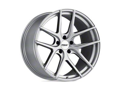 TSW Geneva Matte Titanium Silver Wheel; 17x8; 40mm Offset (84-01 Jeep Cherokee XJ)