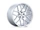 TSW Lasarthe Gloss Silver Machined Wheel; 18x9.5; 25mm Offset (84-01 Jeep Cherokee XJ)