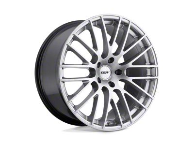 TSW MAX Hyper Silver Wheel; 18x10; 20mm Offset (84-01 Jeep Cherokee XJ)