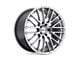 TSW MAX Hyper Silver Wheel; 18x10; 20mm Offset (84-01 Jeep Cherokee XJ)