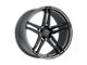 TSW Mechanica Matte Gunmetal with Matte Black Face Wheel; 18x10.5; 27mm Offset (84-01 Jeep Cherokee XJ)