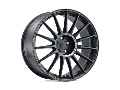 TSW Paddock Semi Gloss Black with Machined Tinted Ring Wheel; 19x8.5; 40mm Offset (84-01 Jeep Cherokee XJ)