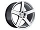 TSW Rivage Hyper Silver Wheel; 20x8.5; 20mm Offset (84-01 Jeep Cherokee XJ)