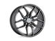 TSW Silvano Gloss Gunmetal Wheel; 17x8 (84-01 Jeep Cherokee XJ)