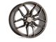 TSW Silvano Matte Bronze Wheel; 20x10; 40mm Offset (84-01 Jeep Cherokee XJ)