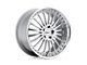 TSW Silverstone Silver with Mirror Cut Face and Lip Wheel; 19x9.5; 20mm Offset (84-01 Jeep Cherokee XJ)