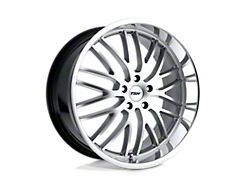 TSW Snetterton Hyper Silver with Mirror Cut Lip Wheel; 17x8; 40mm Offset (14-23 Jeep Cherokee KL)