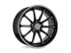 TSW Sweep Matte Black with Gloss Black Lip Wheel; 20x8.5; 30mm Offset (84-01 Jeep Cherokee XJ)