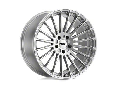 TSW Turbina Titanium Silver with Mirror Cut Face Wheel; 20x10.5; 25mm Offset (84-01 Jeep Cherokee XJ)