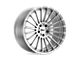 TSW Turbina Titanium Silver with Mirror Cut Face Wheel; 20x8.5; 40mm Offset (84-01 Jeep Cherokee XJ)