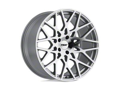 TSW Vale Silver with Mirror Cut Face Wheel; 18x8.5; 20mm Offset (84-01 Jeep Cherokee XJ)