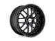 TSW Valencia Matte Black Wheel; 18x9.5; 40mm Offset (84-01 Jeep Cherokee XJ)