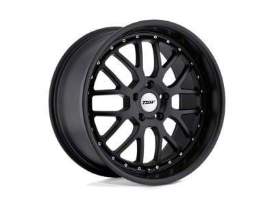 TSW Valencia Matte Black Wheel; 19x9.5; 20mm Offset (84-01 Jeep Cherokee XJ)