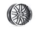 TSW Avalon Gunmetal with Brushed Gunmetal Face and Machined Lip Wheel; 19x9; 20mm Offset (93-98 Jeep Grand Cherokee ZJ)