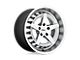 TSW Degner Matte Titanium with Machined Face Wheel; 18x8.5; 20mm Offset (93-98 Jeep Grand Cherokee ZJ)