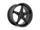 TSW Launch Matte Black with Gloss Black Lip Wheel; 20x10 (93-98 Jeep Grand Cherokee ZJ)