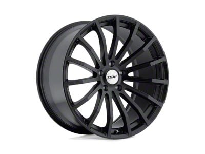 TSW Mallory Matte Black Wheel; 20x10; 25mm Offset (93-98 Jeep Grand Cherokee ZJ)