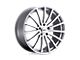 TSW Mallory Silver with Mirror Cut Face Wheel; 18x9.5; 40mm Offset (93-98 Jeep Grand Cherokee ZJ)