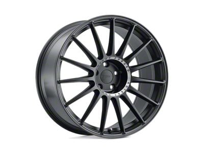 TSW Paddock Semi Gloss Black with Machined Tinted Ring Wheel; 18x8.5; 30mm Offset (93-98 Jeep Grand Cherokee ZJ)