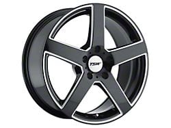 TSW Rivage Gloss Black with Milled Spoke Wheel; 20x10; 25mm Offset (93-98 Jeep Grand Cherokee ZJ)