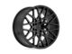 TSW Vale Double Black Wheel; 20x10; 25mm Offset (93-98 Jeep Grand Cherokee ZJ)