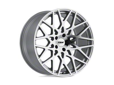 TSW Vale Silver with Mirror Cut Face Wheel; 18x9.5 (93-98 Jeep Grand Cherokee ZJ)
