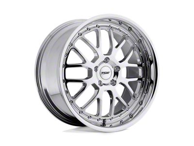 TSW Valencia Chrome Wheel; 18x9.5; 20mm Offset (93-98 Jeep Grand Cherokee ZJ)