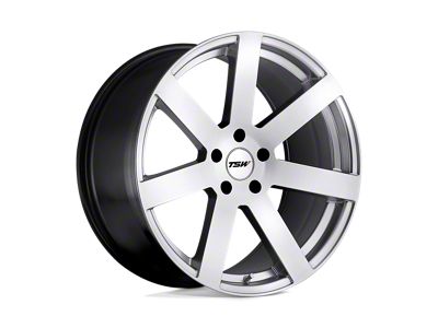 TSW Bardo Hyper Silver Wheel; 17x8; 40mm Offset (93-98 Jeep Grand Cherokee ZJ)