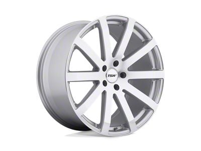 TSW Brooklands Silver with Mirror Cut Face Wheel; 19x9.5; 20mm Offset (93-98 Jeep Grand Cherokee ZJ)