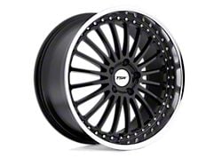 TSW Silverstone Gloss Black with Mirror Cut Lip Wheel; 17x8; 40mm Offset (15-23 Jeep Renegade BU)