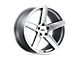 TSW Ascent Matte Titanium Silver Wheel; 17x8 (97-06 Jeep Wrangler TJ)