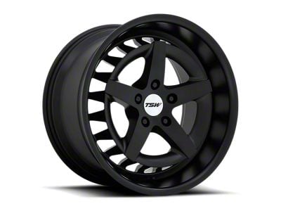 TSW Degner Semi Gloss Black Wheel; 18x8.5; 40mm Offset (97-06 Jeep Wrangler TJ)