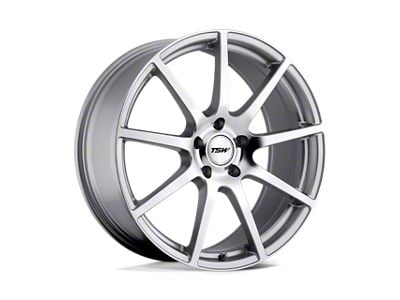 TSW Interlagos Silver with Mirror Cut Face Wheel; 18x9 (97-06 Jeep Wrangler TJ)