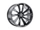 TSW Aileron Metallic Gunmetal Wheel; 21x11; 28mm Offset (87-95 Jeep Wrangler YJ)