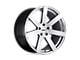 TSW Bardo Hyper Silver Wheel; 17x8; 40mm Offset (87-95 Jeep Wrangler YJ)