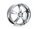 TSW Jarama Chrome Wheel; 18x9.5; 40mm Offset (87-95 Jeep Wrangler YJ)