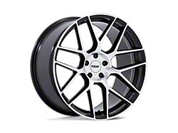 TSW Lasarthe Gloss Black Machined Wheel; 20x10.5; 38mm Offset (87-95 Jeep Wrangler YJ)