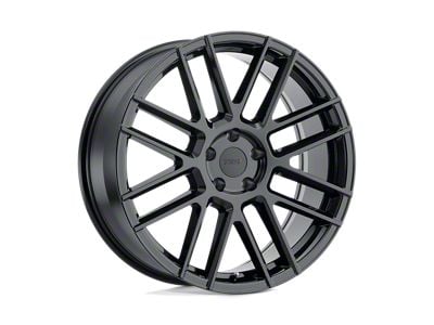 TSW Mosport Gloss Black Wheel; 19x8.5; 30mm Offset (87-95 Jeep Wrangler YJ)