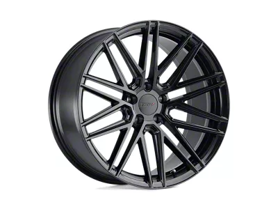 TSW Pescara Gloss Black Wheel; 18x8.5; 30mm Offset (87-95 Jeep Wrangler YJ)