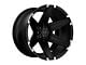 Tuff A.T. T12 Satin Black with Brushed Inserts 6-Lug Wheel; 20x12; -45mm Offset (10-24 4Runner)