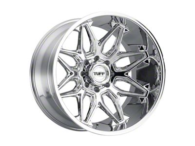 Tuff A.T. T3B Chrome 6-Lug Wheel; 20x12; -45mm Offset (03-09 4Runner)