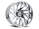 Tuff A.T. T4B Chrome 6-Lug Wheel; 24x14; -72mm Offset (03-09 4Runner)