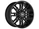 Tuff A.T. T-13 Satin Black 6-Lug Wheel; 22x9.5; 25mm Offset (04-15 Titan)